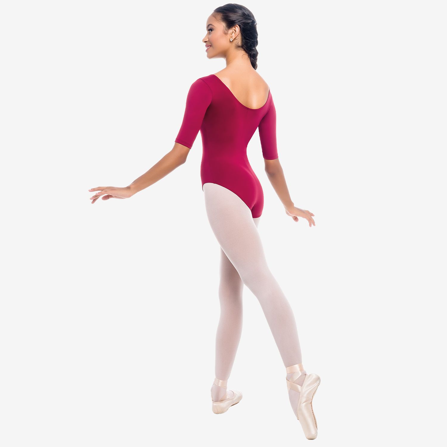 Damen Ballett Trikot Burgundy 