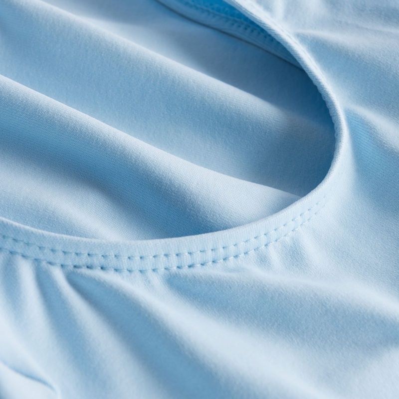 Kinder Trikot mit Röckchen hellblau