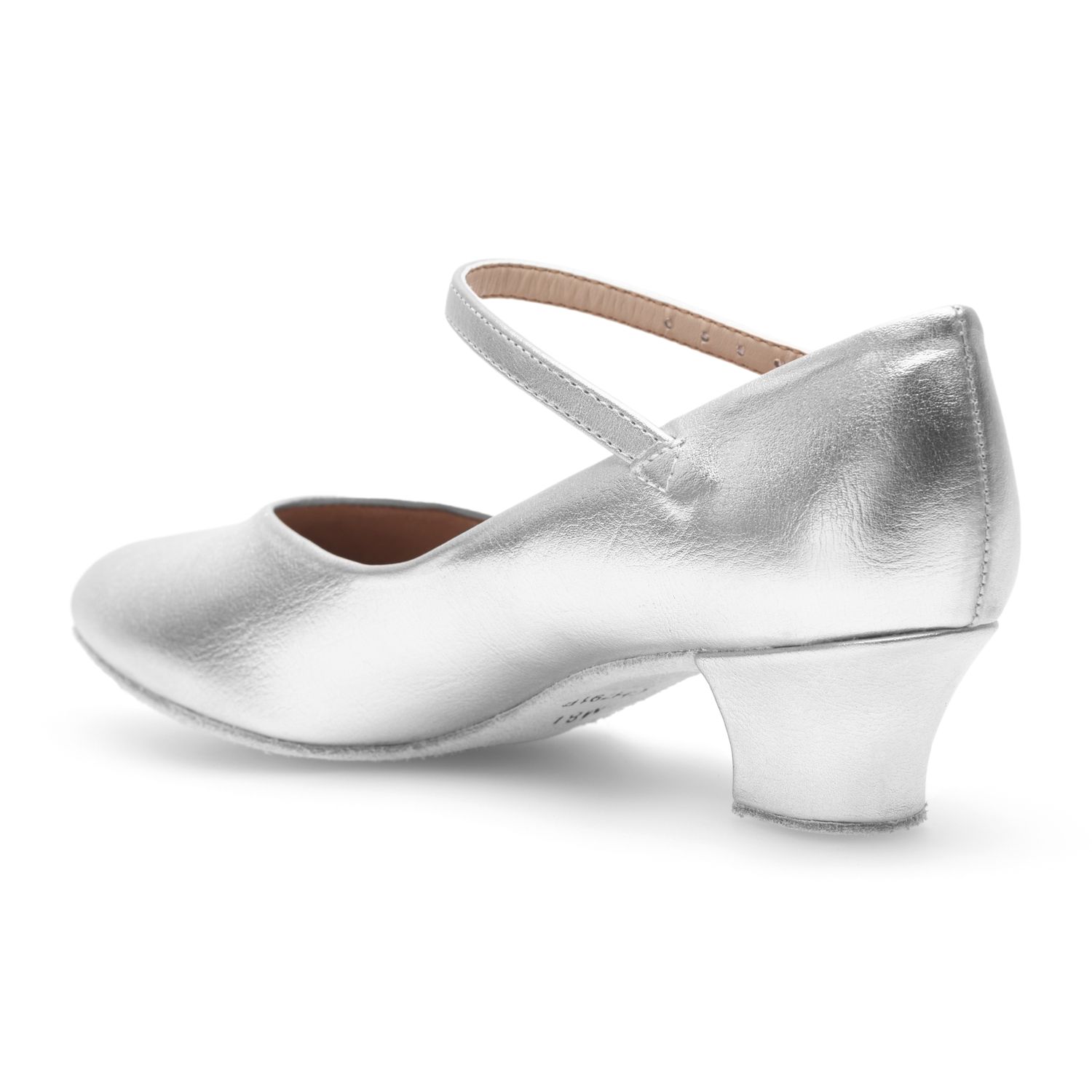 Damen Charakterschuhe Silber