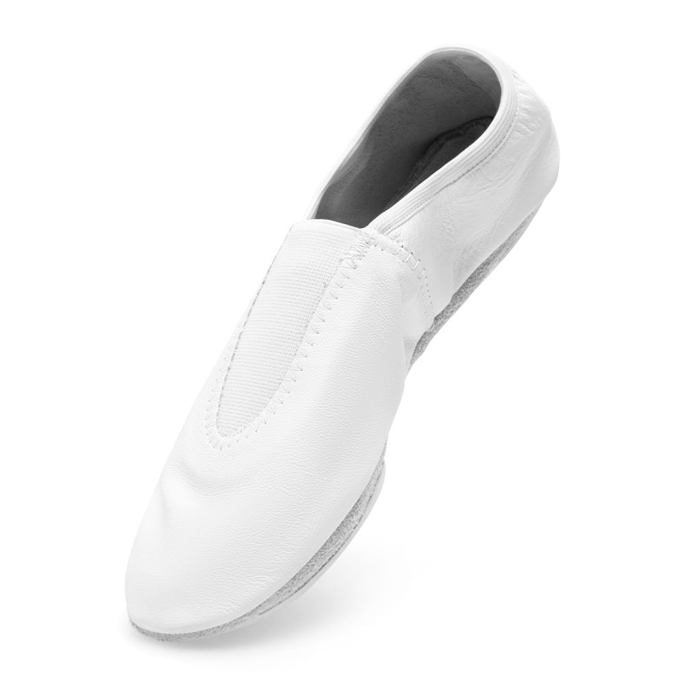 Gymnastik Schuhe aus Leder mit durchgehender Chromledersohle GY10