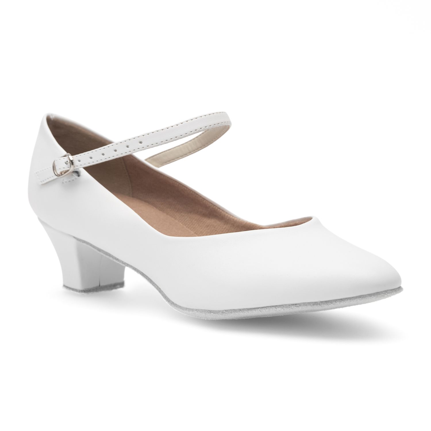 Damen Charakterschuhe Weiß