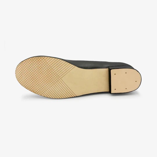 Charakterschuhe mit Schnallenriemen Schwarz
