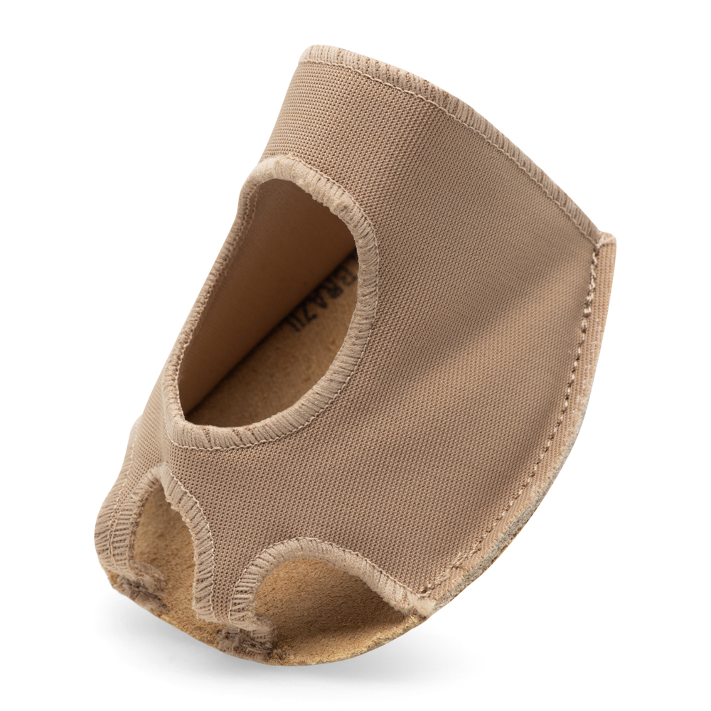 Halbsohle aus Stretch/Nylon mit Ledersohle 