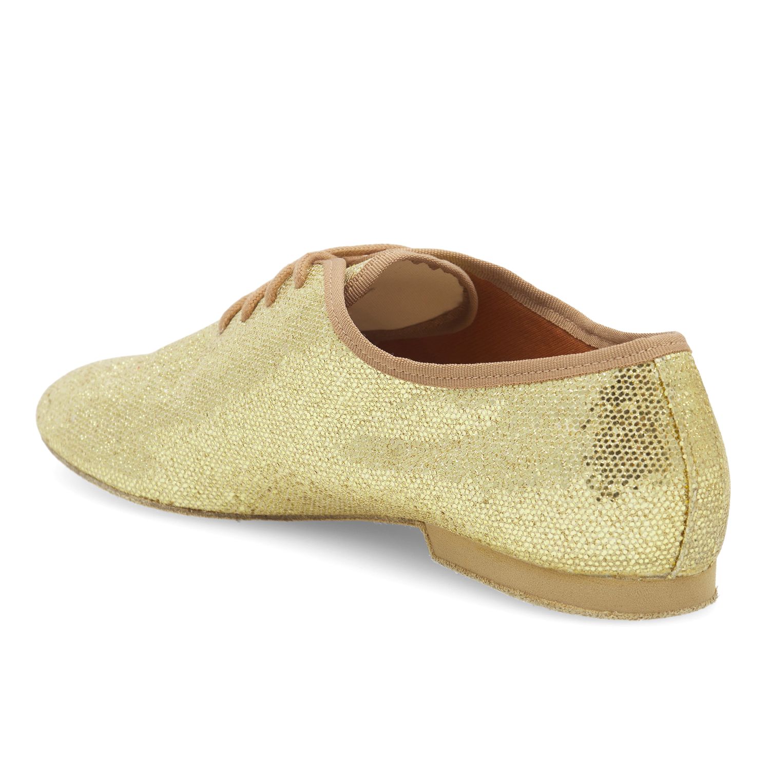  Jazzschuh mit Chromledersohle gold