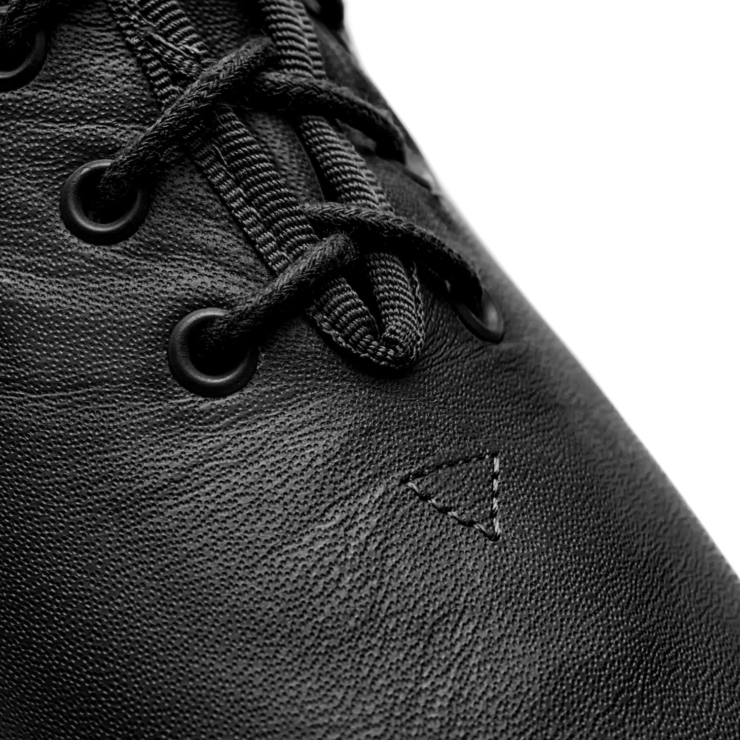 Jazzschuhe aus Leder mit geteilter Gummisohle Schwarz 