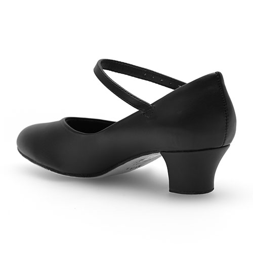 Damen Charakterschuhe So Danca CH791 Schwarz Ristriemchen 3,8 cm Absatz