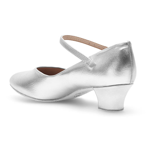 Damen Charakterschuhe Silber