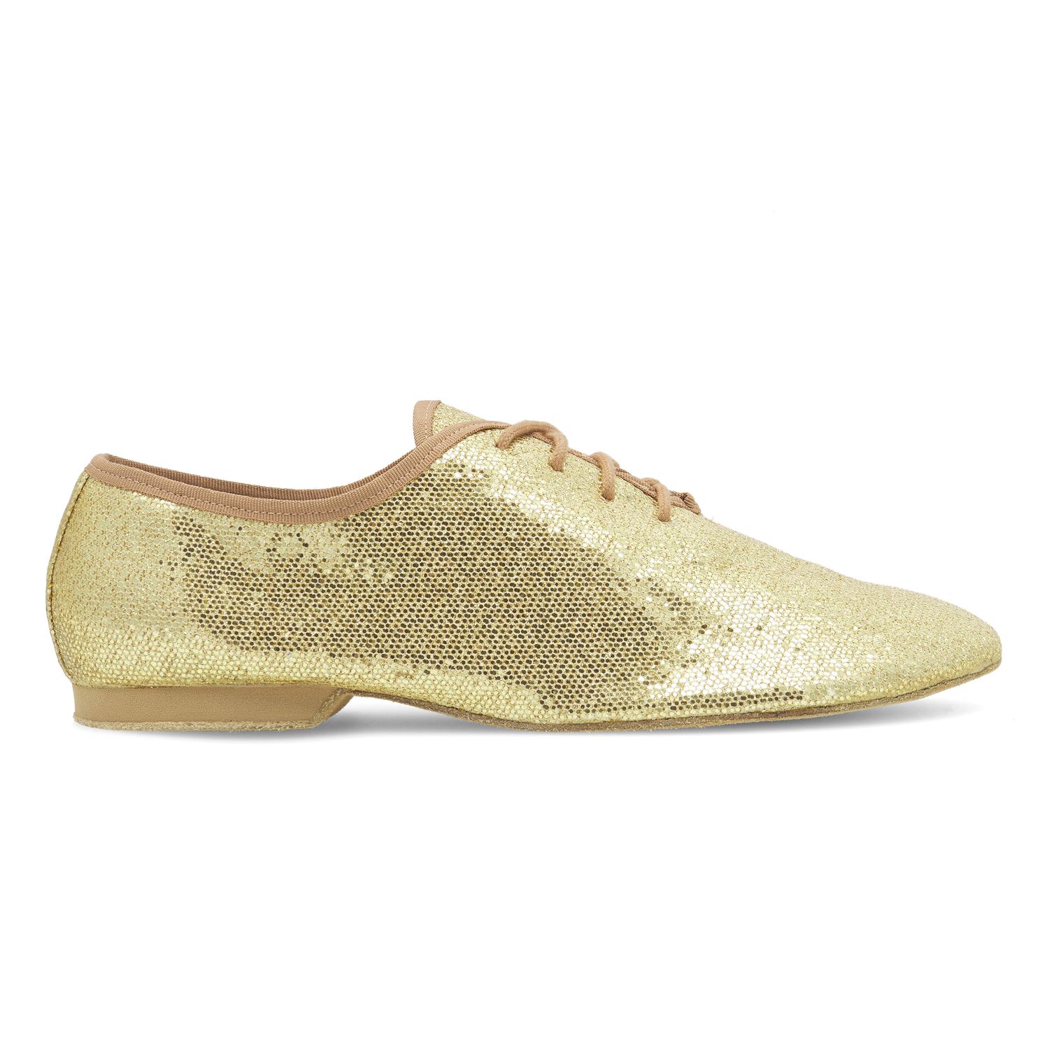  Jazzschuh mit Chromledersohle gold