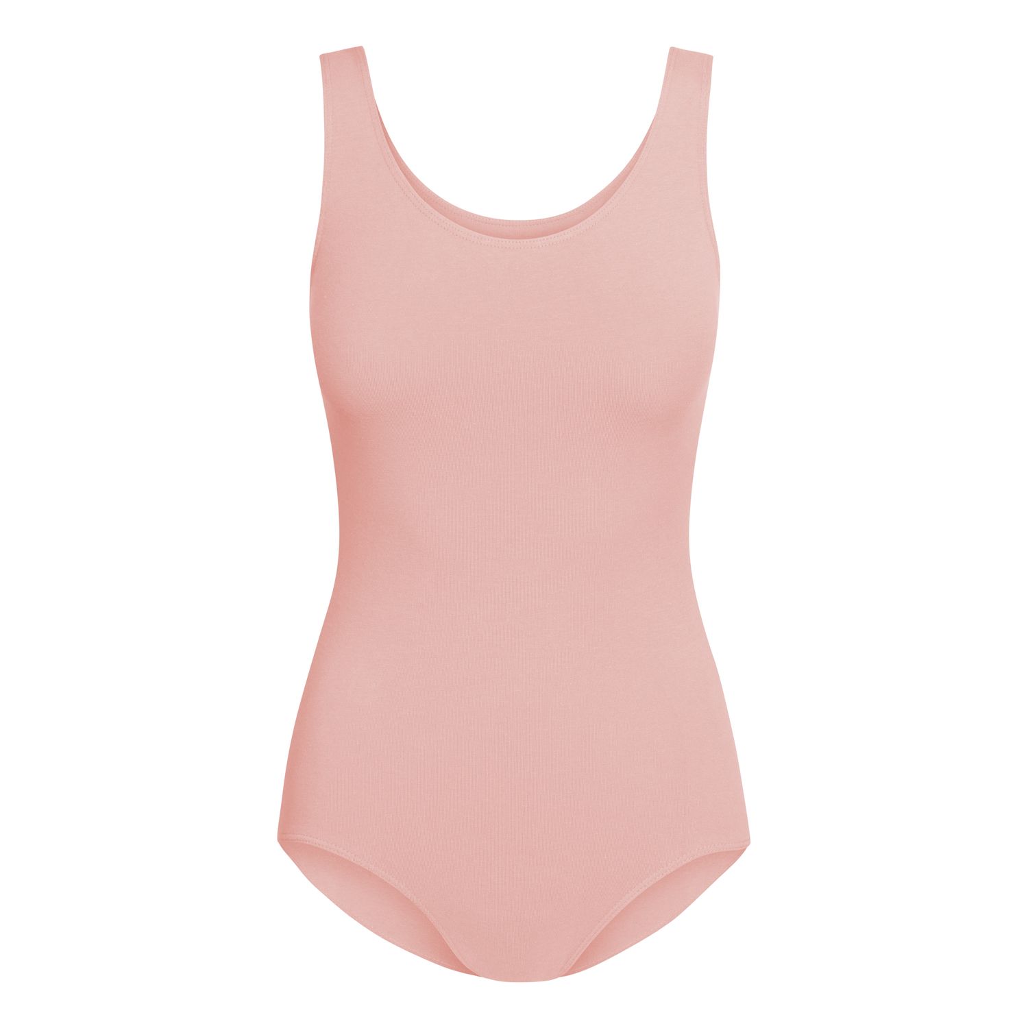 Damen Trikot ohne Arm mit breiten Trägern Pink 