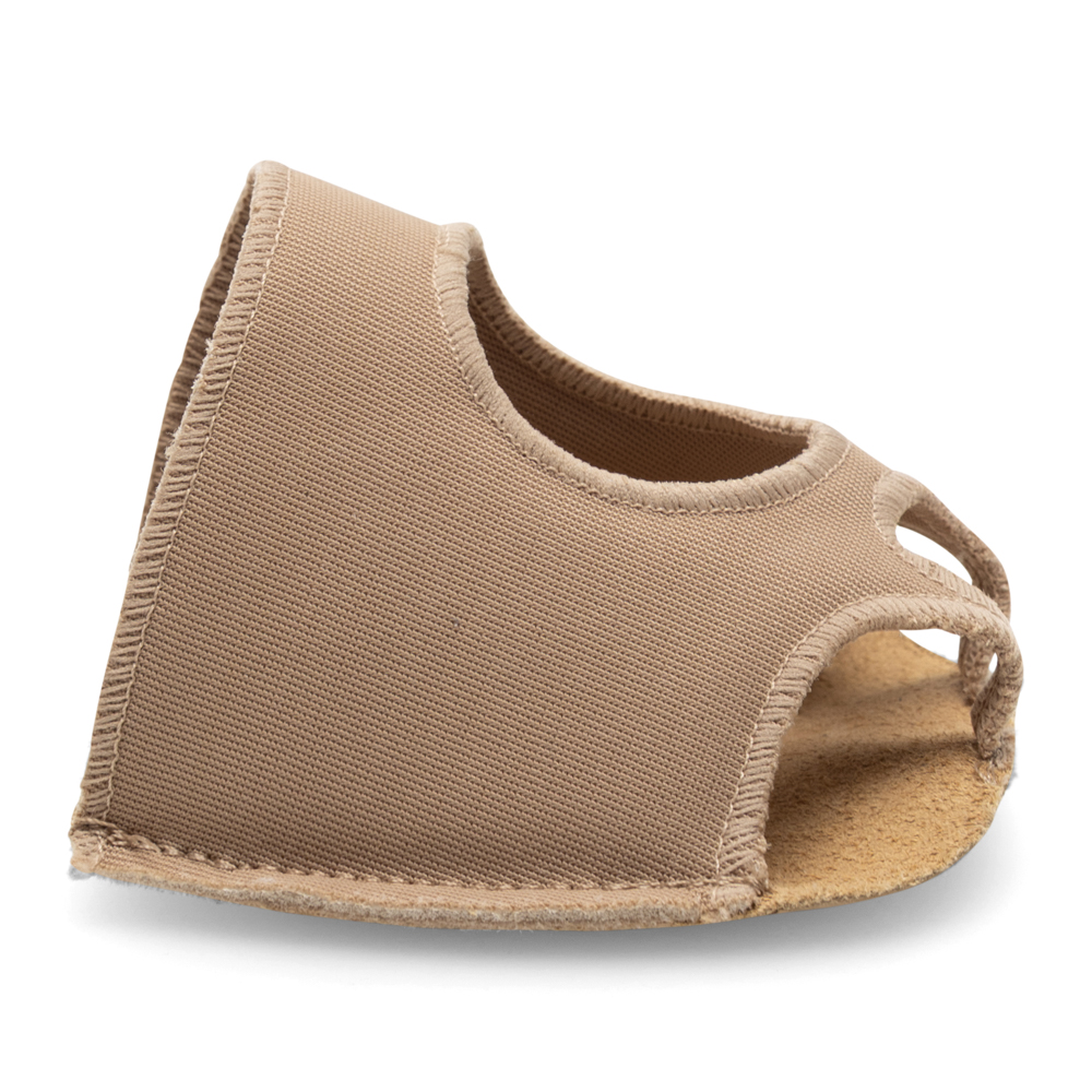 Halbsohle aus Stretch/Nylon mit Ledersohle 