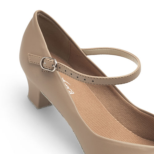 Damen Charakterschuhe Tan