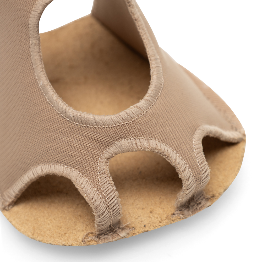 Halbsohle aus Stretch/Nylon mit Ledersohle 