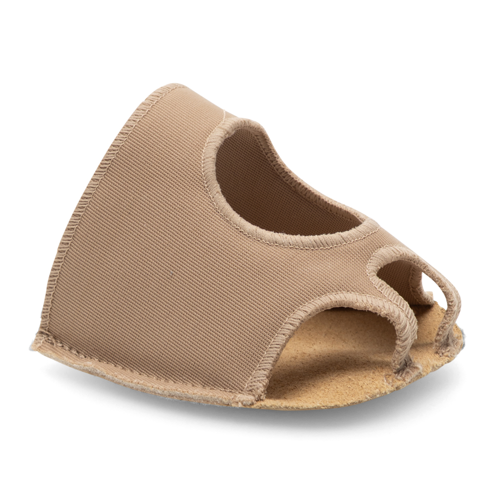 Halbsohle aus Stretch/Nylon mit Ledersohle 