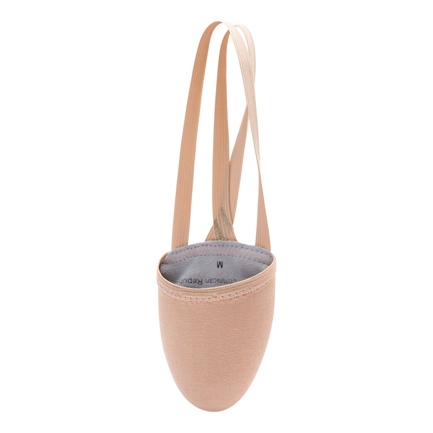 Gymnastik Kappen aus Baumwolle mit Chromledersohle sand