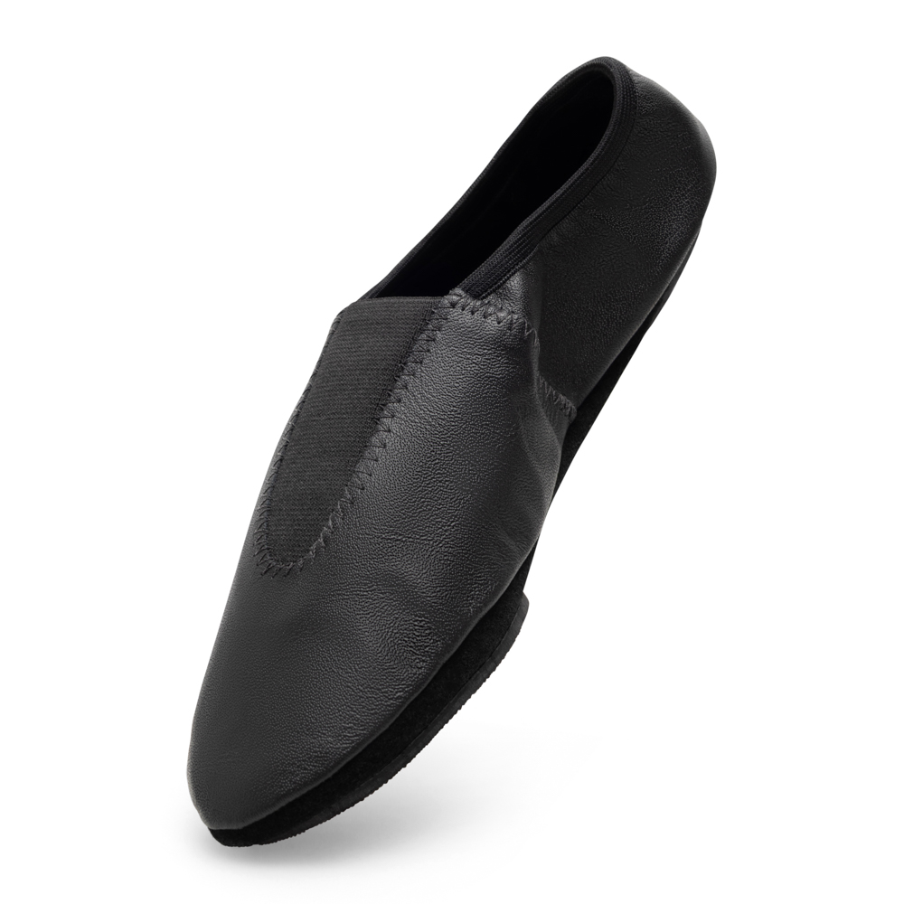 Gymnastik Schuhe aus Leder mit durchgehender Chromledersohle GY10
