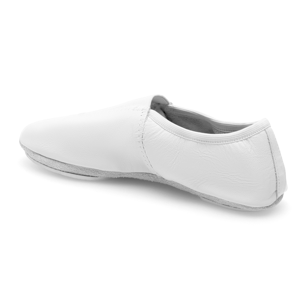 Gymnastik Schuhe aus Leder mit durchgehender Chromledersohle GY10